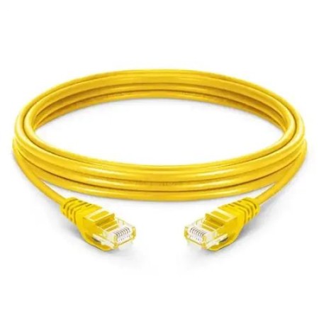 Safenet 34-3021YL 2 Meter Cat6 LSZH UTP Patch Cord Yellow