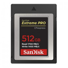 SanDisk Extreme Pro CFexpress 512GB 1700 MB/s Compact Flash Memory Card (SDCFE-512G-GN4NN)