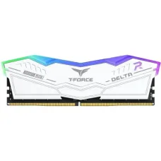 TEAM Delta RGB White 16GB DDR5 5200MHz Gaming Desktop RAM