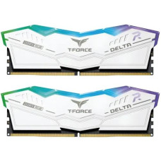 TEAM T-FORCE DELTA RGB 32GB (16GBx2) 7800MHz DDR5 Gaming RAM White