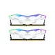 TEAM T-FORCE DELTA RGB 32GB (2 x 16GB) 6000MHz DDR5 Gaming RAM White for AMD EXPO
