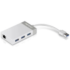 TRENDnet TU3-ETGH3 USB 3.0 to Gigabit Ethernet Adapter USB Hub