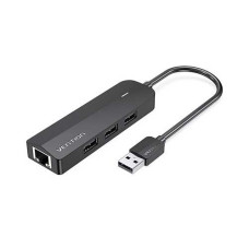 Vention CHPBB 3-Port USB 2.0 Hub with 100M Ethernet Adapter Vention CHPBB 3-Port USB 2.0 Hub with 100M Ethernet Adapter