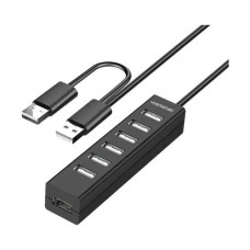 Yuanxin YXH-19 Y Cable 7 Port USB 2.0 Hub With Power Adapter Yuanxin YXH-19 Y Cable 7 Port USB 2.0 Hub With Power Adapter