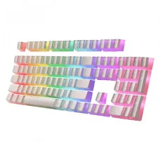 Redragon A130 Pudding 104 Keys Standard Doubleshot PBT Keycap Set White Redragon A130 Pudding 104 Keys Standard Doubleshot PBT Keycap Set White
