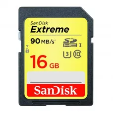 SanDisk Extreme 16GB SDHC UHS-I Memory Card SanDisk Extreme 16GB SDHC UHS-I Memory Card