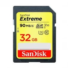 SanDisk Extreme 32GB 90mbps SDHC UHS-I Memory Card SanDisk Extreme 32GB 90mbps SDHC UHS-I Memory Card