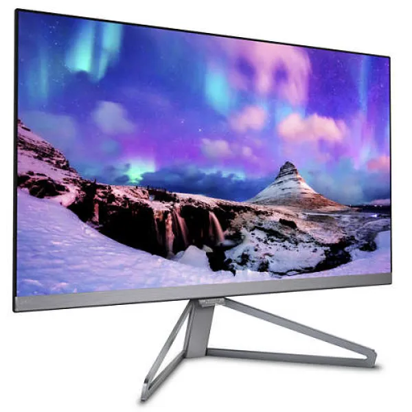 Philips 245C7QJSB 23.8 inch slim monitor showcasing ultra wide color capabilities for enhanced visual experience