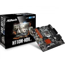 Asrock H110M HDV R3.0 Super Alloy Micro ATX Motherboard Asrock H110M HDV R3.0 Super Alloy Micro ATX Motherboard