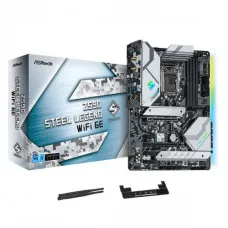 ASRock Z590 Steel Legend Wi-Fi 6E 10th and 11th Gen ATX Motherboard ASRock Z590 Steel Legend Wi-Fi 6E 10th and 11th Gen ATX Motherboard