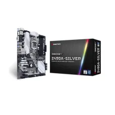 BIOSTAR RACING Z490A SILVER LGA 1200 11TH GEN ATX MOTHERBOARD