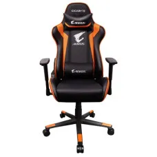 Gigabyte Aorus AGC300 Gaming Chair with Lumbar Cushion And Headrest Gigabyte Aorus AGC300 Gaming Chair with Lumbar Cushion And Headrest