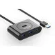 UGreen 20290 NEW USB 3.0 4 Ports Hub Black 0.5CM(Black) 2026 jessore bd