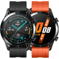Huawei Watch GT 2 (GT2-B19) Matte Black, Sunset Orange