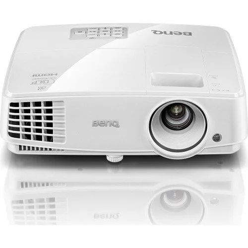 BenQ MS527 SVGA 3300 ANSI Lumen Multimedia Projector displayed in a modern office setting