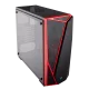 Corsair Carbide Series SPEC-04 Tempered Glass Mid-Tower Gaming Case Black Red