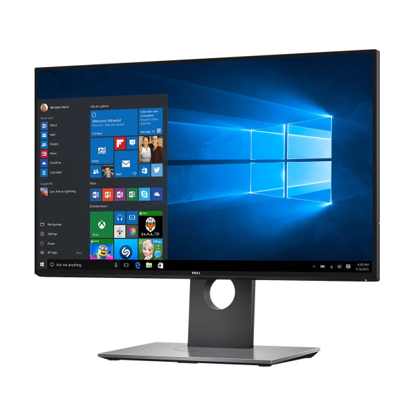Dell U2417H UltraSharp 24 Inch IPS Panel LED Backlight LCD Monitor showcasing vibrant visuals and sleek design