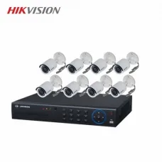 HIKVISION 8 unit 720P night vision security cc camera Package