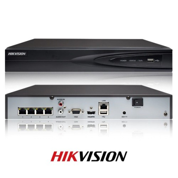 Hikvision DS-7604NI-K1 4 Channel Network Video Recorder displayed at Unix Network in Jashore, Bangladesh
