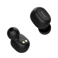 QCY T1 TWS 5.0 Bluetooth Headphone 3D Stereo Wireless with Dual Microphones -Black
