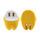 REMAX RP-U26 UK EVA Series Yellow Charger