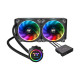 Thermaltake Floe Riing All-in-One RGB 280 TT Premium Edition cooler showcasing its design and features