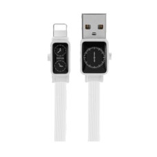 USB Male to Lightning, 1 Meter, White Charging & Data Cable 