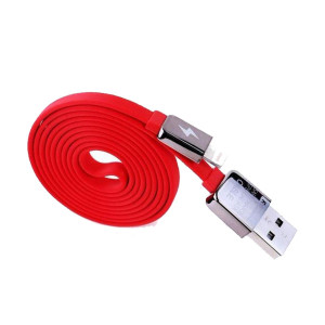 USB Male to Lightning, 1 Meter, Red Data Cable