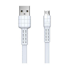 USB Male to Micro USB, 1 Meter, White Charging & Data Cable
