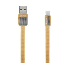 USB Male to Type-C, 1 Meter, Gold Data Cable 