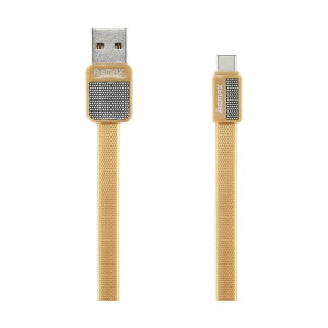 USB Male to Type-C, 1 Meter, Gold Data Cable