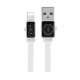 USB Male to Lightning, 1 Meter, White Charging & Data Cable
