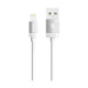 USB Male to Lightning, 1 Meter, White Data Cable