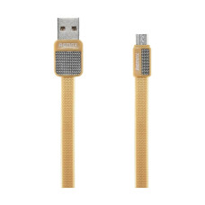 USB Male to Micro USB, 1 Meter, Gold Data Cable
