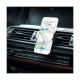 Ugreen Air Vent Mount Gray Phone Holder displayed in a car, showcasing its design and functionality