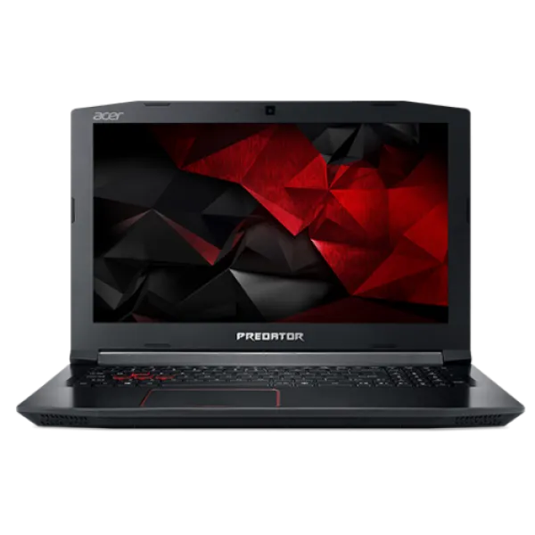 Acer Predator Helios 300 G3-572 laptop showcasing its sleek design and Full HD IPS screen