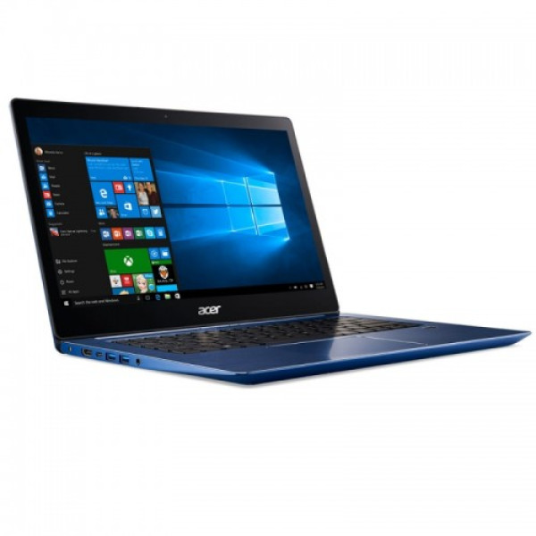 Acer Swift SF315-51 laptop showcasing its sleek design and full HD IPS display for enhanced viewing experience.