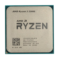 AMD Ryzen 3 2200G 3.5GHz-3.7GHz 4 Core 6MB Cache AM4 Socket Processor