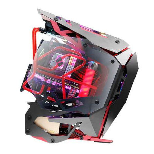 Antec TORQUE Black and Red Aluminum ATX Mid Tower Gaming Casing showcasing its sleek design and features for gamers