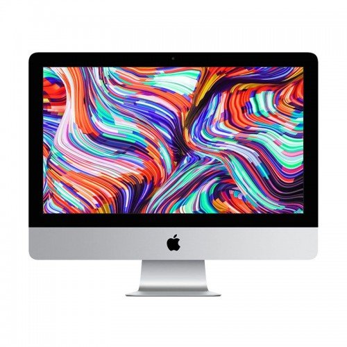 Apple iMac 21.5-inch featuring 4K Retina Display, Core i5 processor, 8GB RAM and Radeon Pro 560X graphics for superior performance.