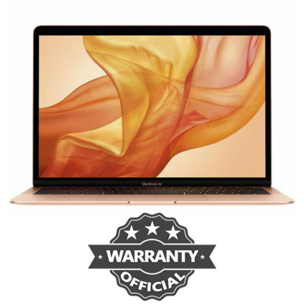 Apple Macbook Air 13.3 inch Core i5 in Gold color, featuring 8GB RAM and 128GB SSD, perfect for everyday tasks