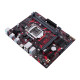 Asus EX B365M V DDR4 9th Gen Micro ATX Motherboard showcasing ports and features
