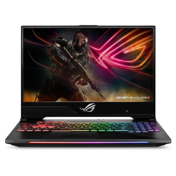 Asus GL504GM Scar Edition gaming laptop showcasing its sleek design and powerful features for gamers