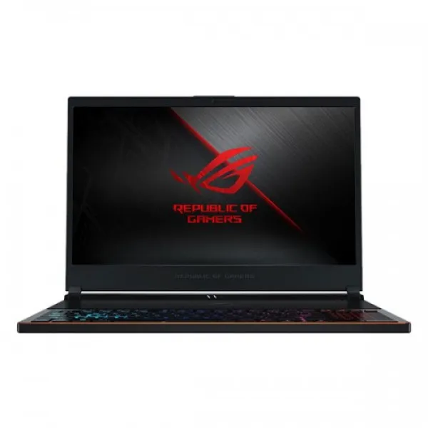Asus ROG Zephyrus S GX531GWR gaming laptop showcasing its design and features, perfect for gamers