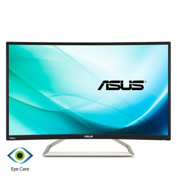 ASUS VA326H 31.5 inch Curved Gaming Monitor showcasing its sleek design and immersive display
