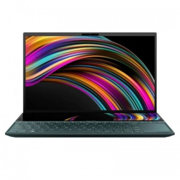 Asus ZenBook Duo UX481FL Core i7 laptop showcasing dual display features and sleek design
