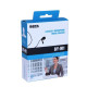 BOYA BY M1 Omnidirectional Lavalier Microphone displayed on a desk, ideal for interviews and recordings