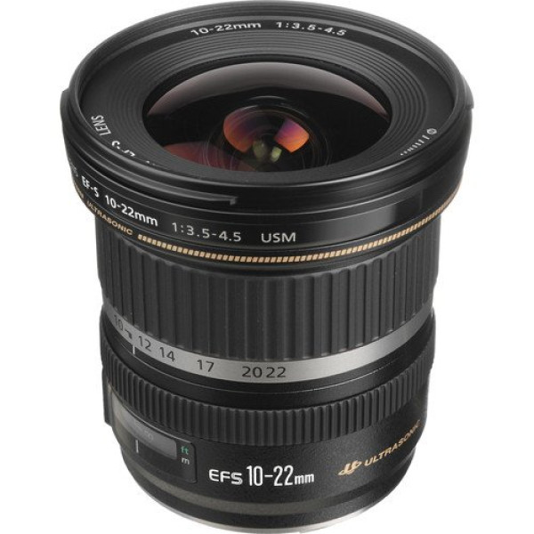 Canon EF-S 10-22mm f/3.5-4.5 USM Lens showcasing wide-angle capabilities for professional photography