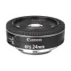 Canon EF-S 24mm F 2.8 STM Camera Lens displayed on a table