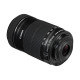Close-up of Canon EF-S 55-250mm F4-5.6 IS camera lens showcasing its features and design
